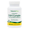 NaturesPlus Chewable D & K Complex