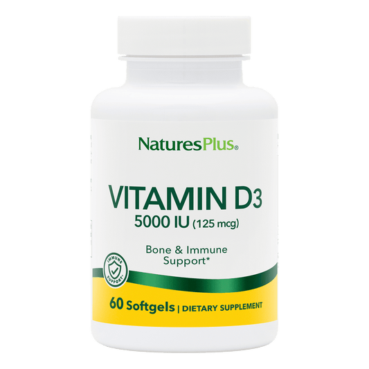 NaturesPlus Vitamin D3 5000 IU Softgels
