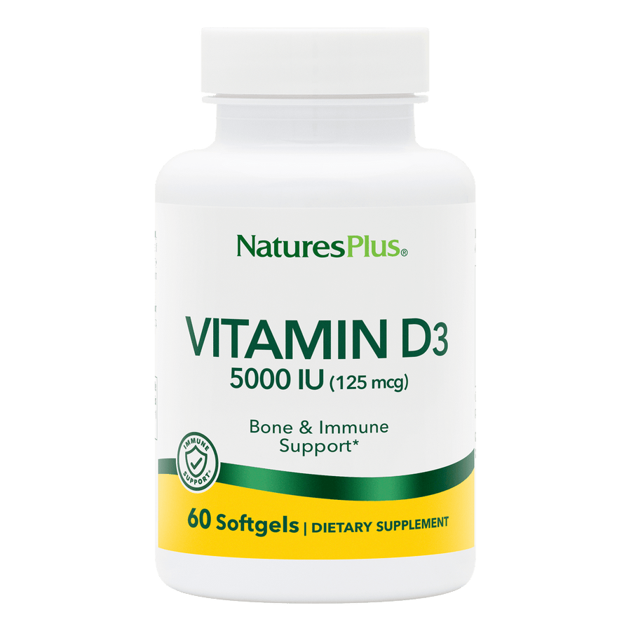 NaturesPlus Vitamin D3 5000 IU Softgels