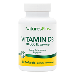 NaturesPlus Vitamin D3 10,000 IU Softgels