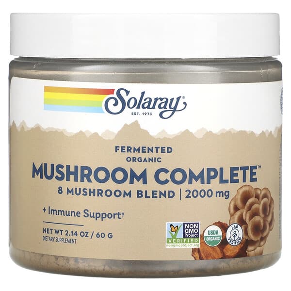 Solaray Fermented Mushroom Complete Powder
