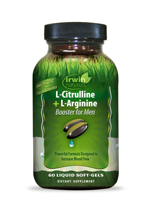 IRWIN NATURAL L-CITRULLINE + L-ARGININE CAPSULES