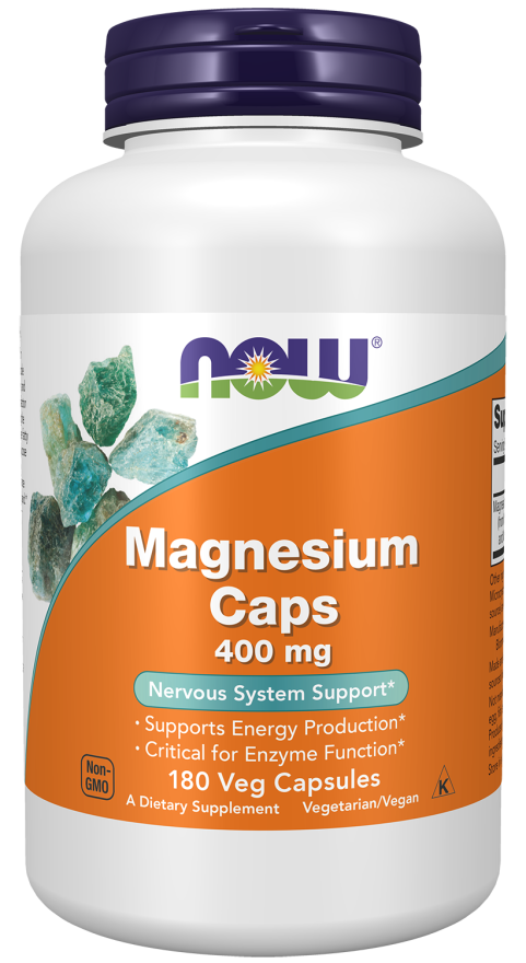 NOW MAGNESIUM CAPS 400 MG 180 VEG CAP