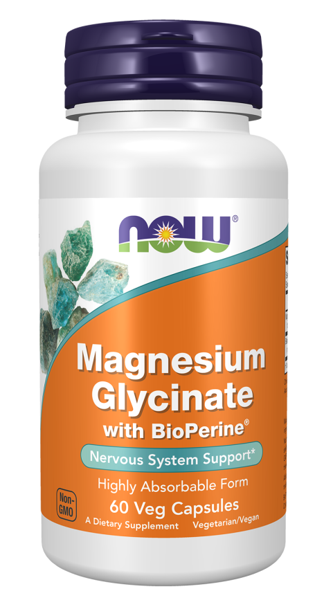 NOW MAGNESIUM GLYCINATE WITH BIOPERINE®