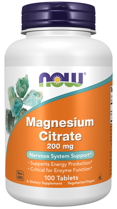 NOW MAGNESIUM CITRATE 200 MG