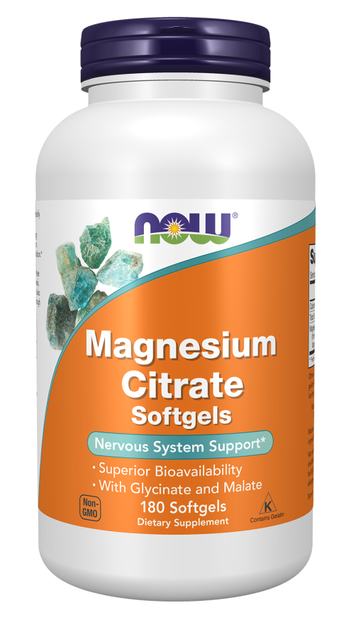 NOW MAGNESIUM CITRATE 180 SOFTGEL