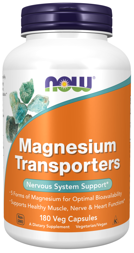 NOW MAGNESIUM TRANSPORTERS 180 VEG CAP