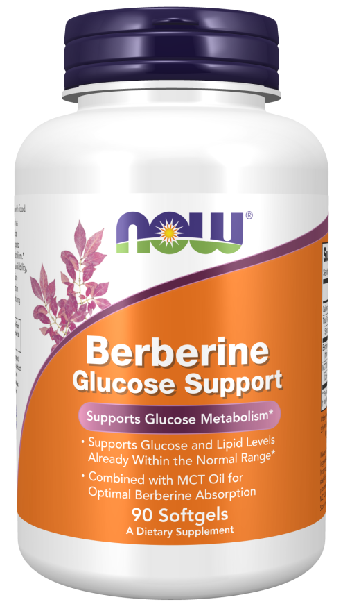 NOW BERBERINE GLUCOSE SUPPORT 90 SOFTGELS