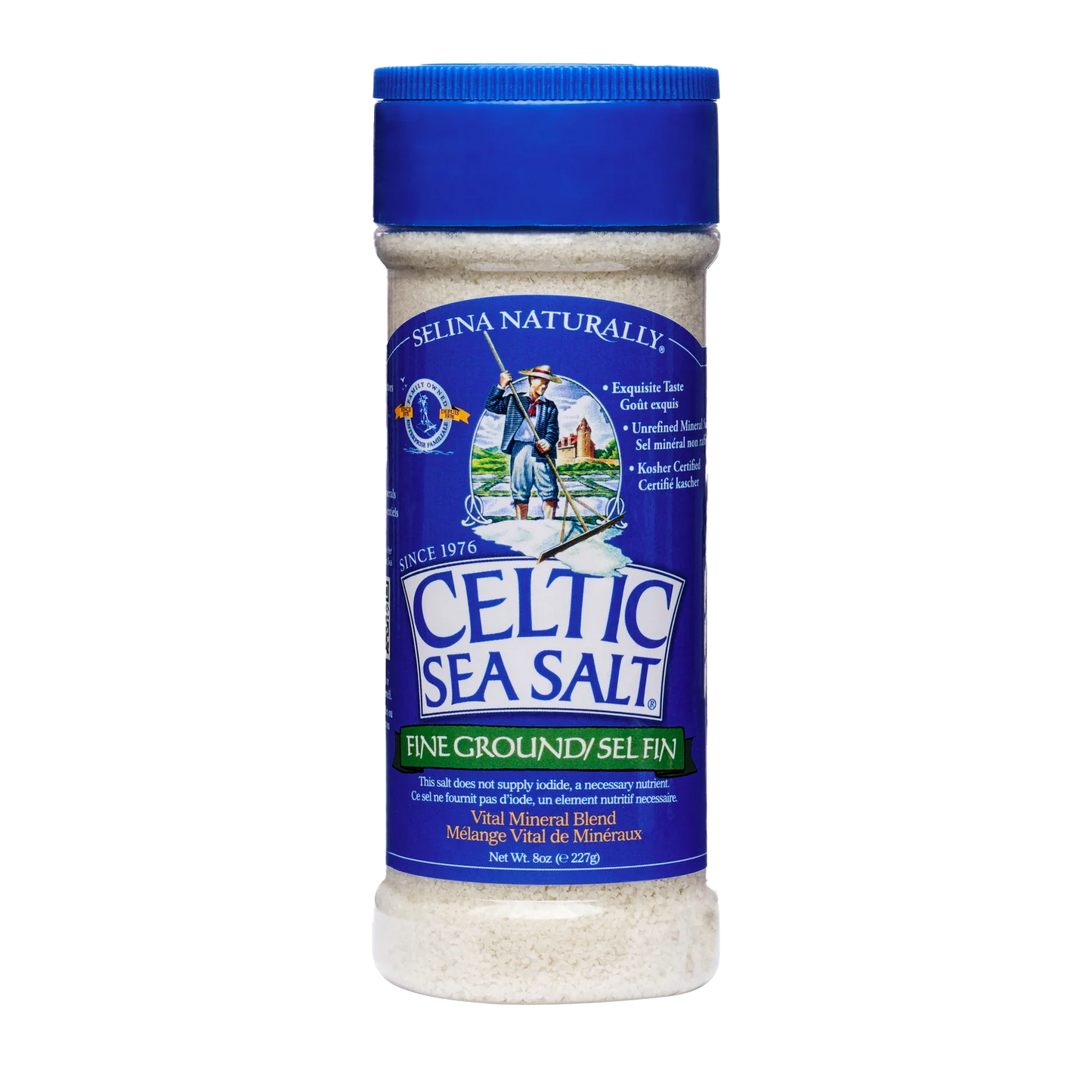 CELTIC SEA SALT FINE SHAKER 8OZ