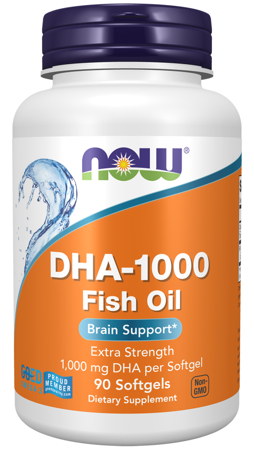 NOW DHA 1000 FISH OIL 90 SOFTGELS