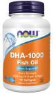 NOW Foods DHA-1000 FishOil, Extra Strength