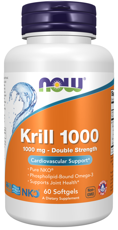 NOW KRILL 1000, DOUBLE STRENGTH 1000 MG