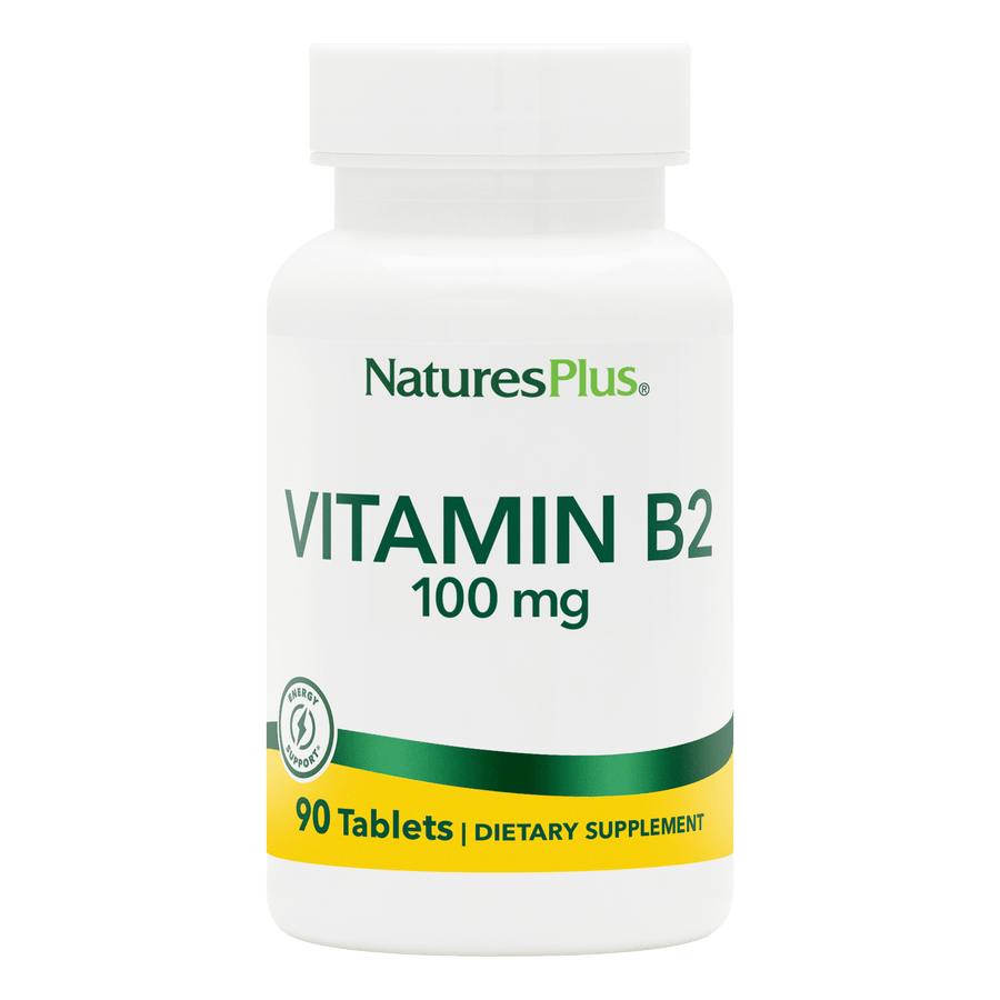 NaturesPlus Vitamin B2 100 mg Tablets