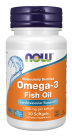 NOW Foods Aceite de Pescado Omega-3, Destilado Molecularmente