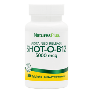 NaturesPlus Shot-O-B12® 5000 mcg Sustained Release Tablets