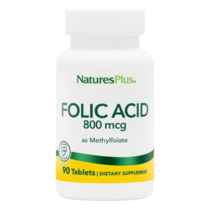 NaturesPlus Folic Acid 800 mcg Tablets