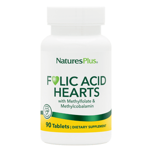 NaturesPlus Corazones de Ácido Fólico