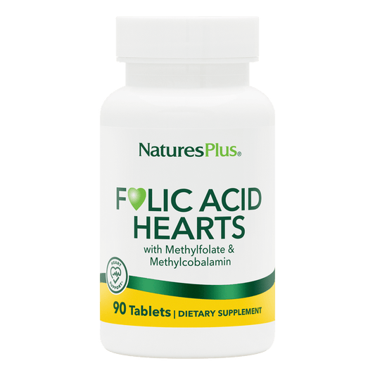 NaturesPlus Folic Acid Hearts