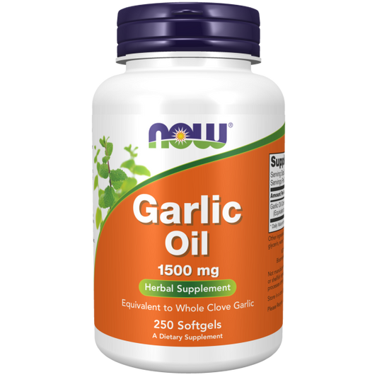 NOW GARLIC OIL 1500 MG 250 SOFT GELS