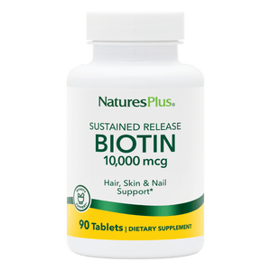 NaturesPlus Biotin 10,000 MCG Tablets