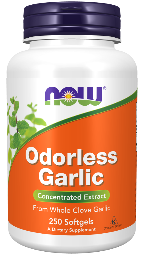 NOW ODERLESS GARLIC 250 SOFT GELS
