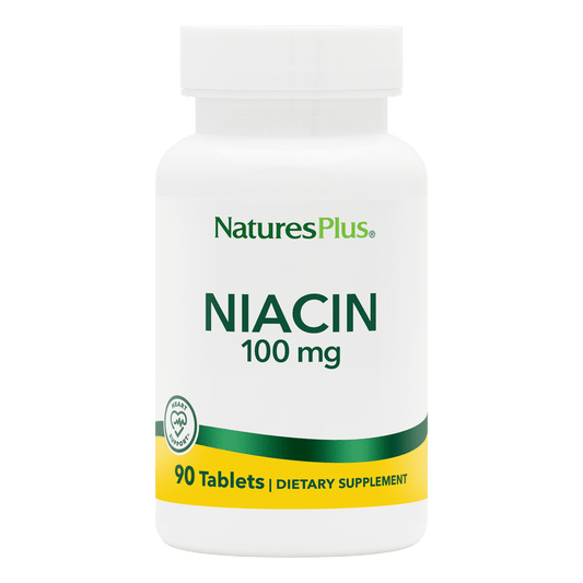 NaturesPlus Niacin 100 mg Tablets