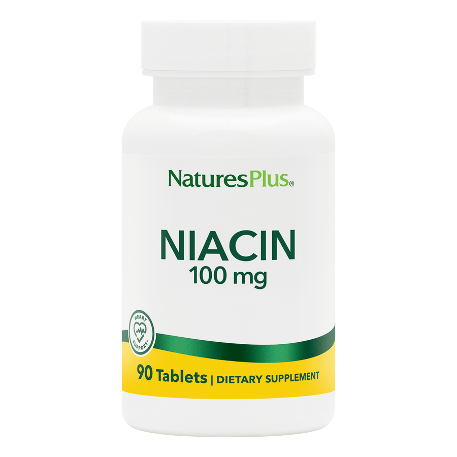 NaturesPlus Niacin 100 mg Tablets