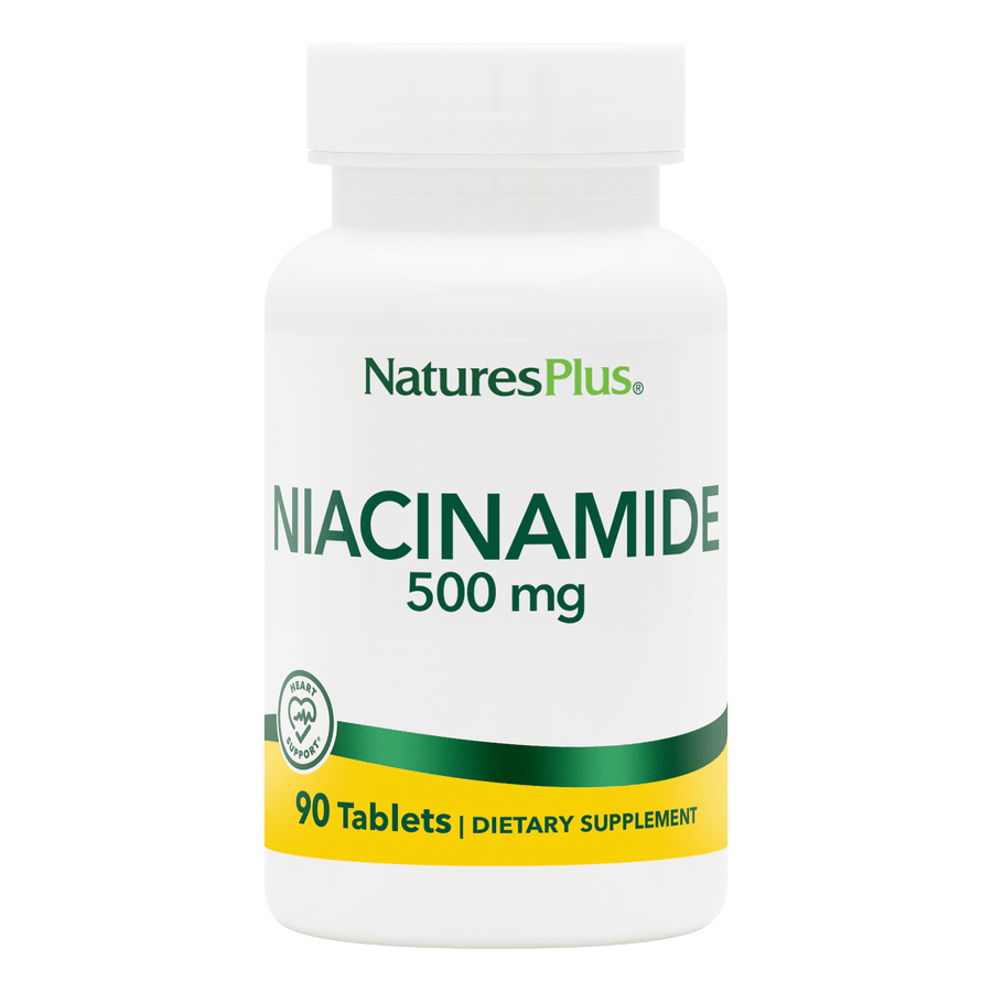 NaturesPlus Niacinamide 500 mg Tablets