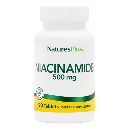 NaturesPlus Niacinamide 500 mg Tablets