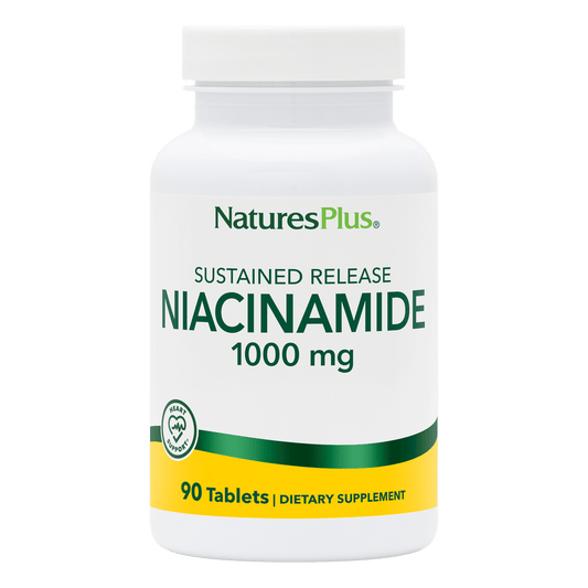 NaturesPlus Niacinamide 1000 mg Sustained Release Tablets