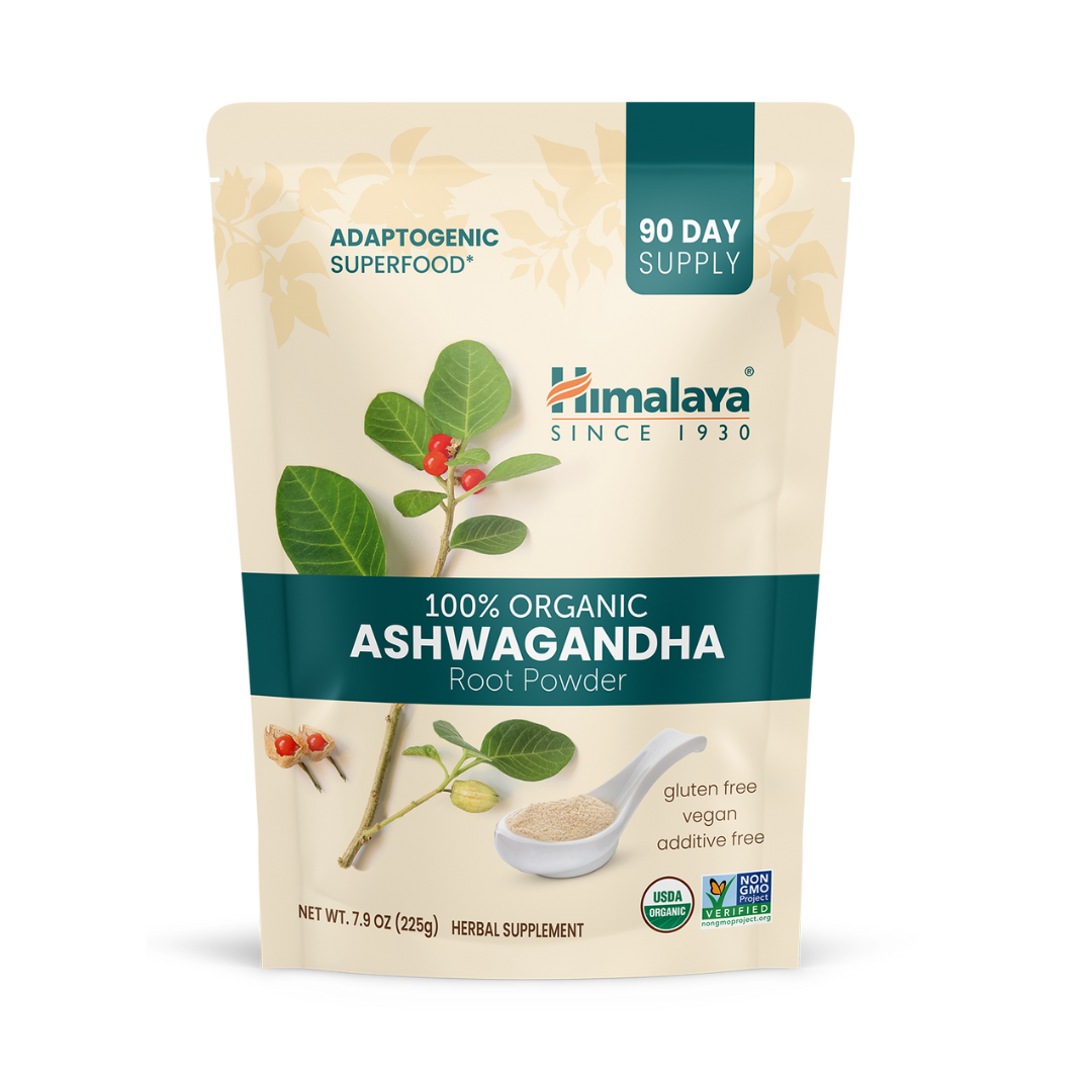 HIMALAYA 100% ORGANIC ASHWAGANDHA 7.9OZ PWDR