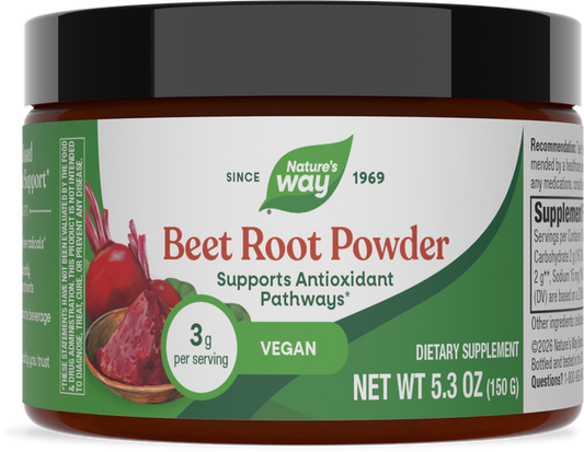 NATURE'S WAY BEET ROOT POWDER 1000 MG 100 CAPSULES