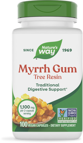 NATURE'S WAY MYRRH GUM 100 VEG CAPSULES