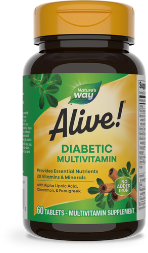 NATURE'S WAY ALIVE! DIABETIC 60CT