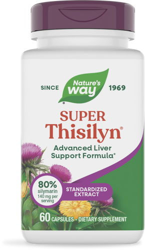 NATURE'S WAY SUPER THISILYN LIVER/GB SUPPORT 60 VEG CAPSULES
