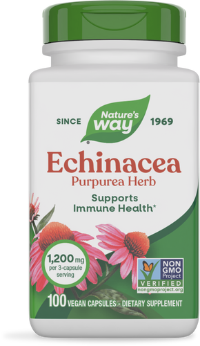 NATURE'S WAY ECHINACEA 1200 MG 100 VEG CAPSULES