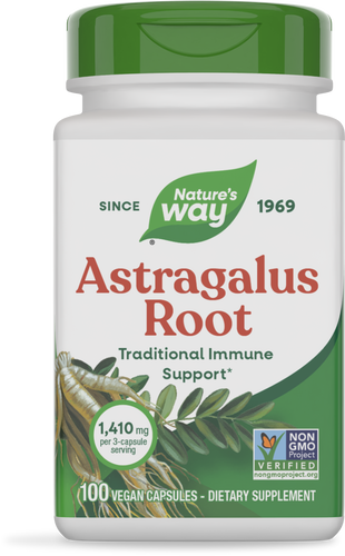 NATURE'S WAY ASTRAGALUS ROOT 1410 MG 100 VEG CAP
