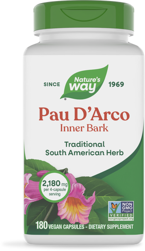 NATURE'S WAY PAU D'ARCO INNER BARK 180 CAPSULES
