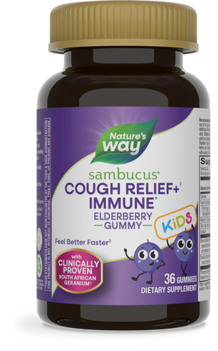 NATURE'S WAY SAMBUCUS RELIEF GUMMIES 36CT