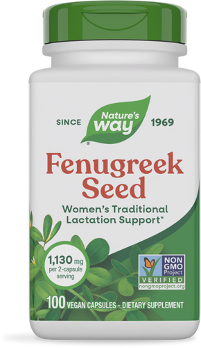 NATURE'S WAY FENUGREEK SEED 1130 MG 100 VEG CAPSULES