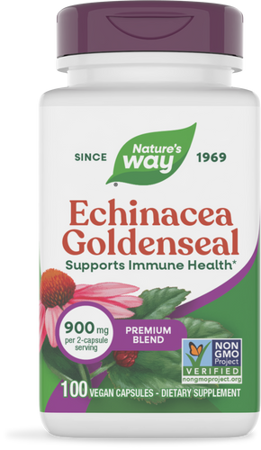 NATURE'S WAY ECHINACEA GOLDENSEAL 900 MG 100 VEG CAP