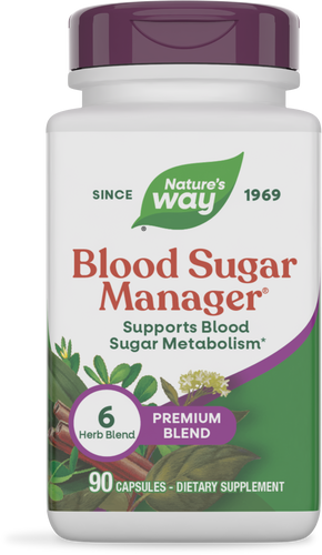 NATURE'S WAY BLOOD SUGAR BLEND VEG CAPSULES