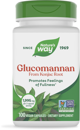 NATURE'S WAY GLUCOMANNAN FROM KONJAC ROOT 100 VEG CAP