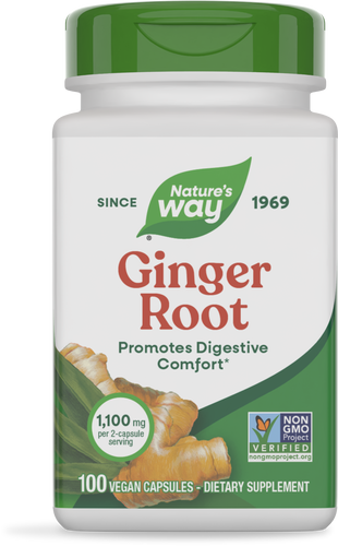NATURE'S WAY GINGER ROOT 100 VEG CAPSULES
