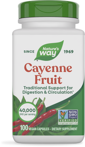 NATURE'S WAY CAYENNE FRUIT 100 VEG CAP