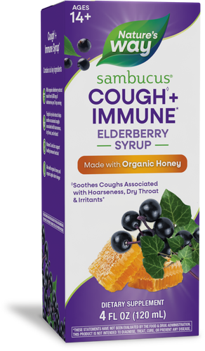 NATURE'S WAY COUGH + IMMUNE ELDERBERRY 4 FL OZ