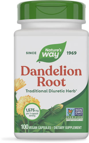 NATURE'S WAY DANDELION ROOT 1575 MG