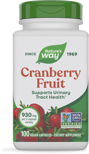 NATURE'S WAY CRANBERRY FRUIT 930 MG 100 VEG CAP