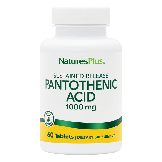 NaturesPlus Pantothenic Acid 1000 mg Sustained Release Tablets