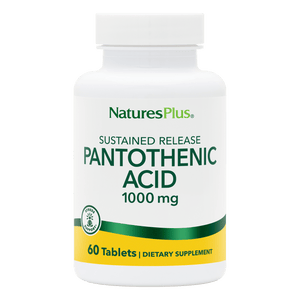 NaturesPlus Pantothenic Acid 1000 mg Sustained Release Tablets